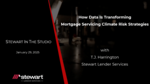 cover image for podcast episode about How Data is Transforming Mortgage Servicing Climate Risk Strategies