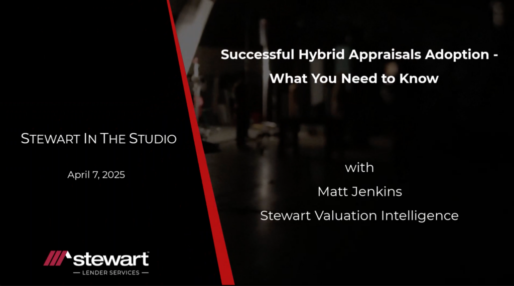 Stewart in the Studio E18 Successful Hybrid Appraisals Adoption